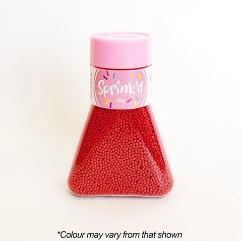 SPRINK'D | SUGAR BALLS | RED | 2MM | 110G - BB 12/03/25