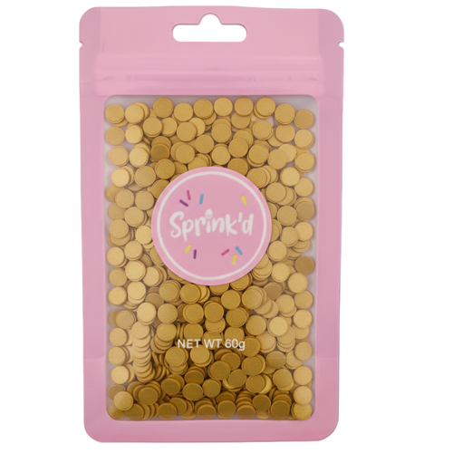 SPRINK'D | SEQUINS | GOLD | 7MM | 90G