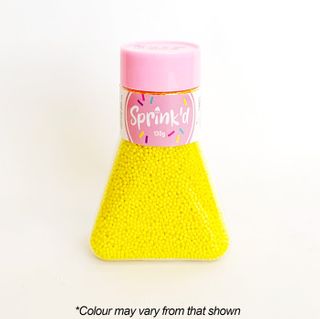 SPRINK'D | SUGAR BALLS | YELLOW | 2MM | 110G - BB 18/07/25