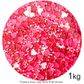 SPRINK'D | PINK/RED/WHITE MIX | HEARTS/2MM SUGAR BALLS | 1KG