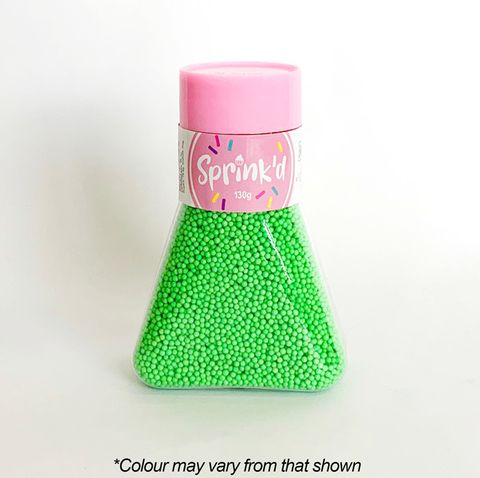 SPRINK'D | SUGAR BALLS | GREEN | 2MM | 110G - BB 12/03/26