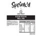 SPRINK'D | SUGAR ROCKS | RED | 1KG - BB 30/10/25