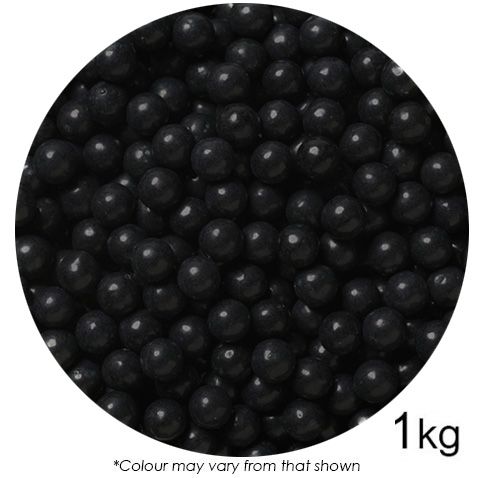 SPRINK'D | SUGAR BALLS | BLACK | 8MM | 1KG - BB 02/12/25