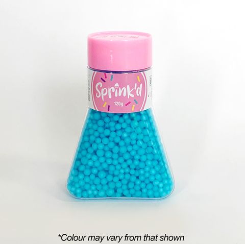 SPRINK'D | SUGAR BALLS | PASTEL BLUE | 4MM | 120G - BB 12/03/26