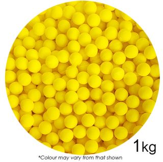 SPRINK'D | SUGAR BALLS | YELLOW | 8MM | 1KG - BB 30/10/25