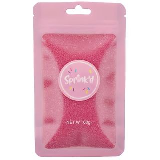 SPRINK'D | SANDING SUGAR | BRIGHT PINK | 120G