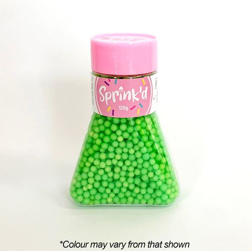 SPRINK'D | SUGAR BALLS | GREEN | 4MM | 120G