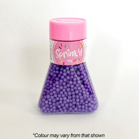 SPRINK'D | SUGAR BALLS | PURPLE | 4MM | 120G - BB 02/12/25