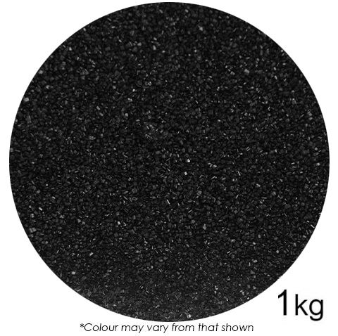 SPRINK'D | SANDING SUGAR | BLACK | 1KG - BB 06/02/25