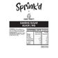 SPRINK'D | SANDING SUGAR | BLACK | 1KG - BB 06/02/25