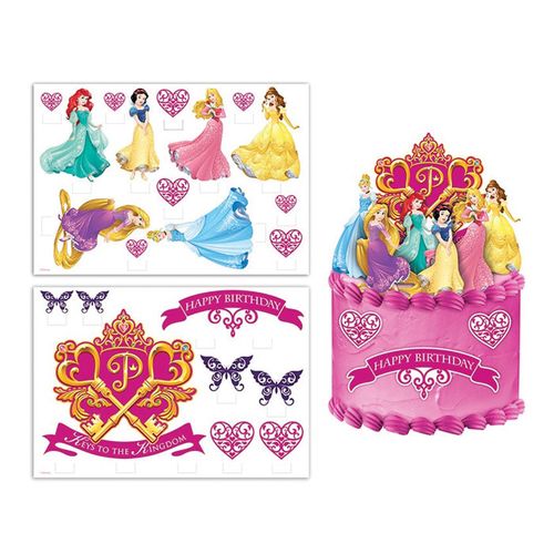 DISNEY PRINCESS CAKE TOPPER SCENE | EDIBLE IMAGE