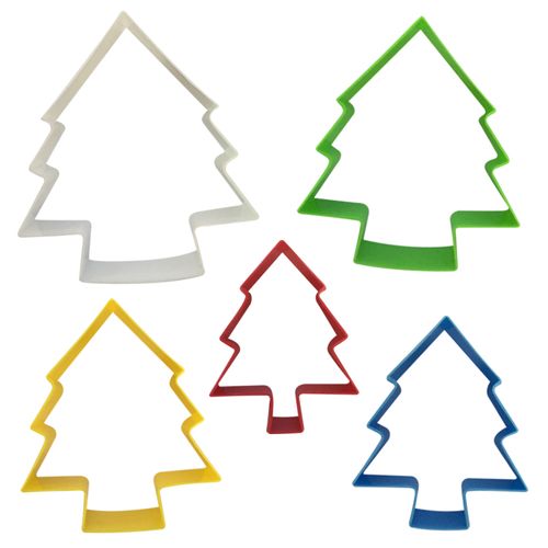 TREE COOKIE CUTTER SET OF 5