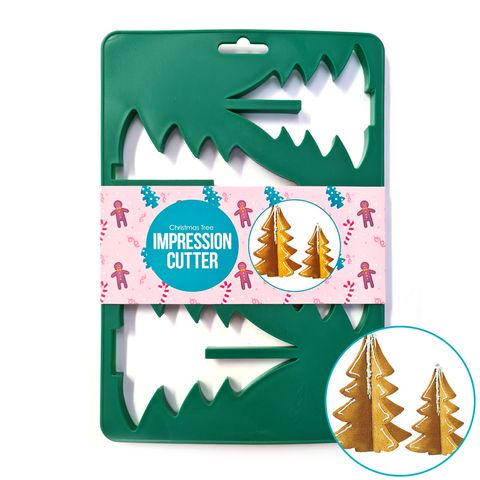 CHRISTMAS TREE IMPRESSION CUTTER