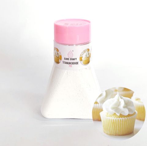 CAKE CRAFT | TITANIUM DIOXIDE | 70G - BB 18/07/25