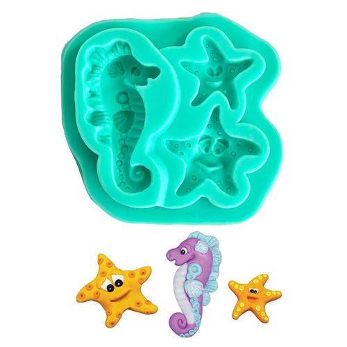 SEA HORSE & STARFISH | SILICONE MOULD