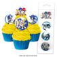 SONIC THE HEDGEHOG | EDIBLE WAFER CUPCAKE TOPPERS | 16 PIECE PACK - BB 06/25