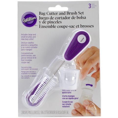 WILTON - BAG CUTTER AND BRUSH SET