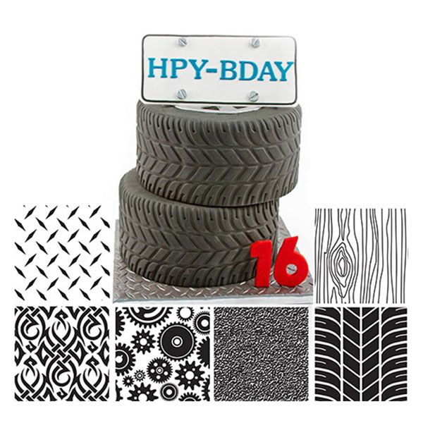 MANLY TEXTURE SHEET SET 6 PIECES