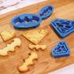 BATMAN & SUPERMAN SET | COOKIE CUTTER | 4 PIECES