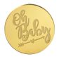OH BABY ROUND | GOLD | MIRROR TOPPER