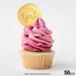 IT?S A GIRL ROUND | GOLD | MIRROR TOPPER | 50 PACK
