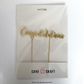 CAKE CRAFT | METAL TOPPER | CONGRATULATIONS | GOLD