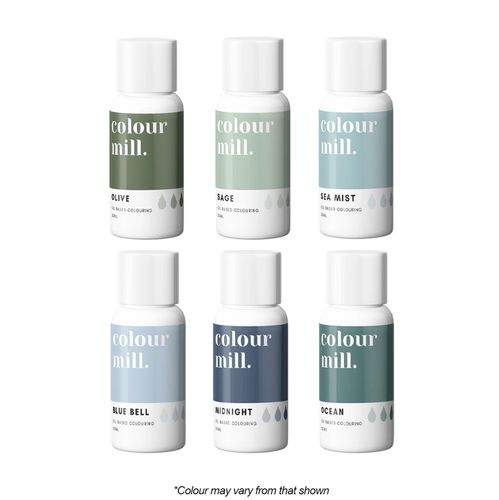 COLOUR MILL | COASTAL 6 PACK | FOOD COLOUR | 6 x 20ML - BB 08/29