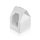 DISPLAY CUPCAKE BOX | 1 HOLE | STANDARD | WHITE | MILK CARTON