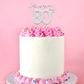 CAKE CRAFT | METAL TOPPER | HAPPY 80TH | SILVER