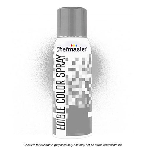 CHEFMASTER | SILVER | EDIBLE COLOUR SPRAY | 1.5 OZ/42 GRAMS