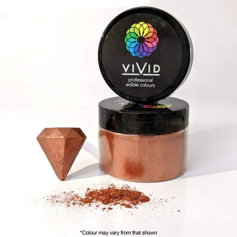 VIVID | COPPER SHIMMER | EDIBLE METALLIC DUST | 50G - BB 19/04/26