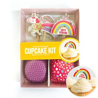 UNICORN & RAINBOWS | CUPCAKE KIT