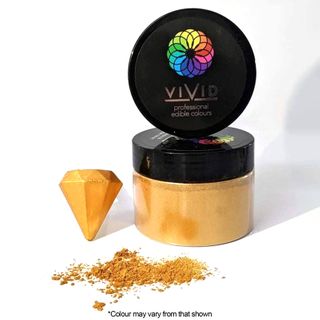 VIVID | WARM GOLD | EDIBLE METALLIC DUST | 50G