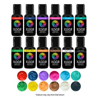 VIVID | 12 PACK | GEL COLOURS | 12 X 21G - BB 19/09/26