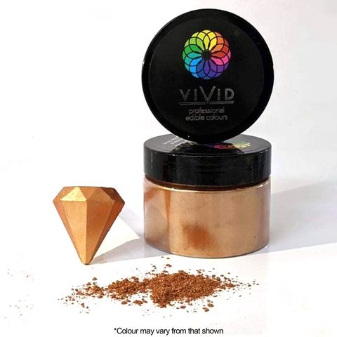 VIVID | ANTIQUE GOLD | EDIBLE METALLIC DUST | 50G - BB 29/11/24