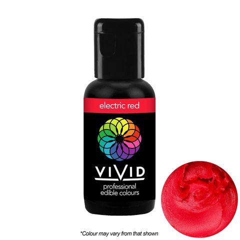 VIVID | ELECTRIC RED | GEL COLOUR | 21G - BB 10/10/25