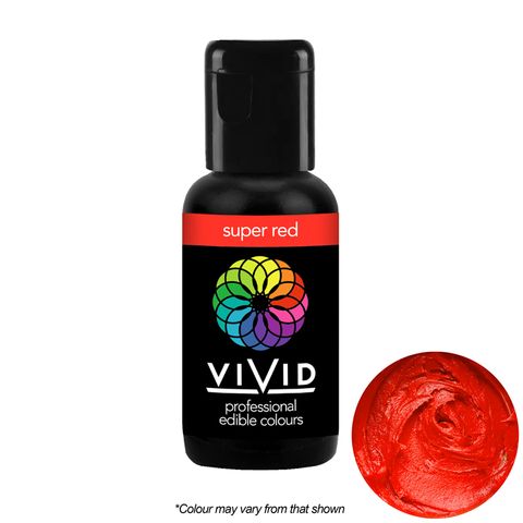 VIVID | SUPER RED | GEL COLOUR | 21G - BB 15/01/25