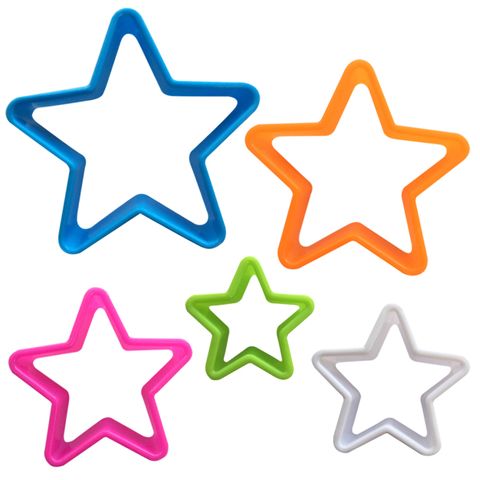 STAR COOKIE CUTTER SET OF 5