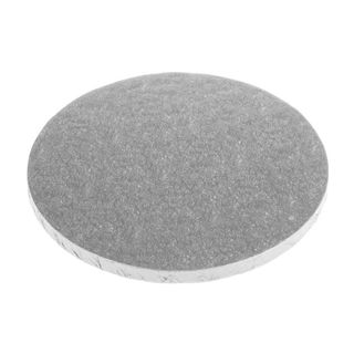 CAKE BOARD | SILVER | 10 INCH | ROUND | MDF | 15MM THICK