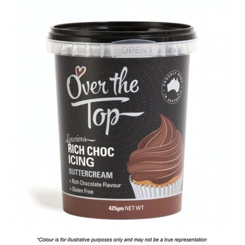 OVER THE TOP | BUTTERCREAM | CHOCOLATE BROWN | 425G - BB 15/02/24