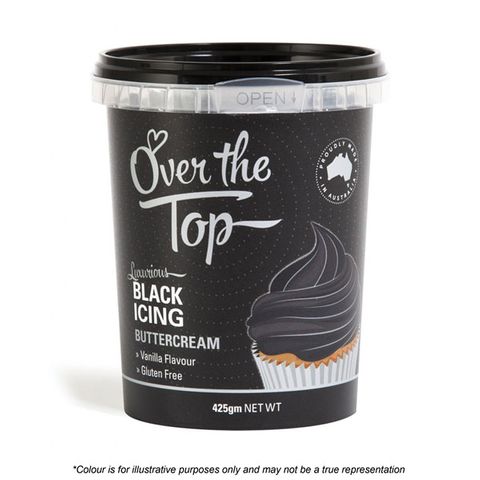 OVER THE TOP | BUTTERCREAM | BLACK | 425G - BB 10/01/26