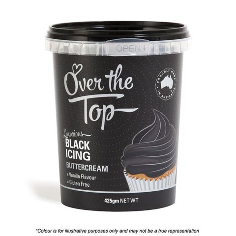 OVER THE TOP | BUTTERCREAM | BLACK | 425G -