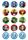 AVENGERS 2 INCH/5CM CUPCAKE IMAGE SHEET - 15 PER SHEET