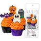 HALLOWEEN | EDIBLE WAFER CUPCAKE TOPPERS | 16 PIECE PACK - BB 09/25