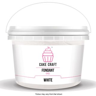 CAKE CRAFT | FONDANT | WHITE | 6KG - BB 08/08/25