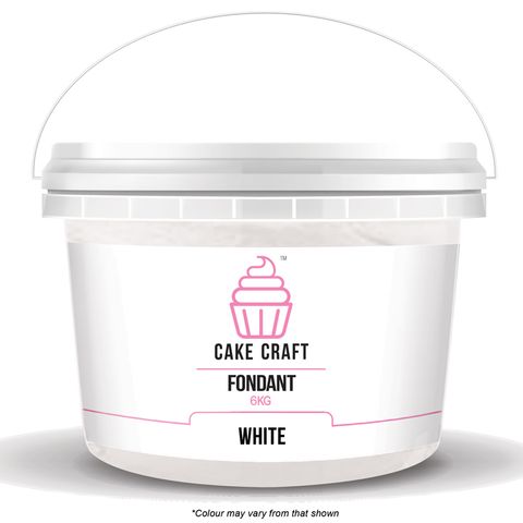 CAKE CRAFT | FONDANT | WHITE | 6KG - BB 08/08/25