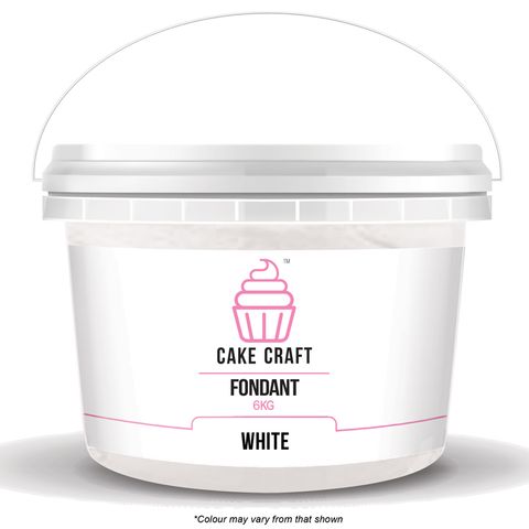 CAKE CRAFT | FONDANT | WHITE | 6KG - BB 29/11/25