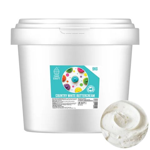 CAKE CRAFT | BUTTERCREAM | COUNTRY WHITE | 9KG - BB 15/11/24