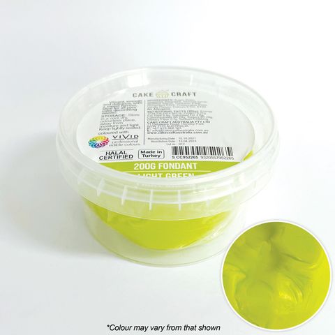 CAKE CRAFT | FONDANT | LIGHT GREEN | 200G - BB 29/11/25