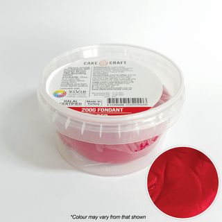 CAKE CRAFT | FONDANT | RED | 200G - BB 08/08/25